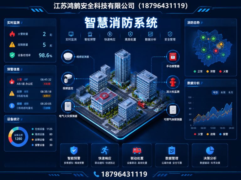 淮北智慧消防系统展示图